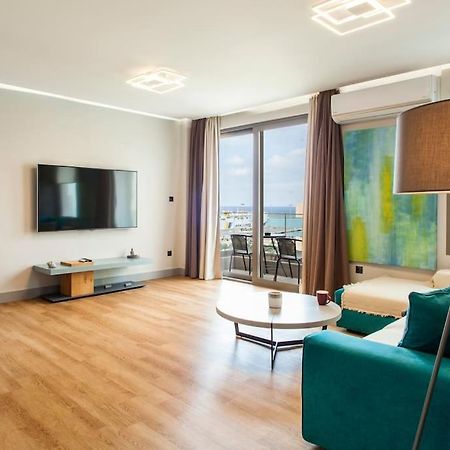 Minimal Loft Art With Sea View Over Heraklion Harbour Esterno foto